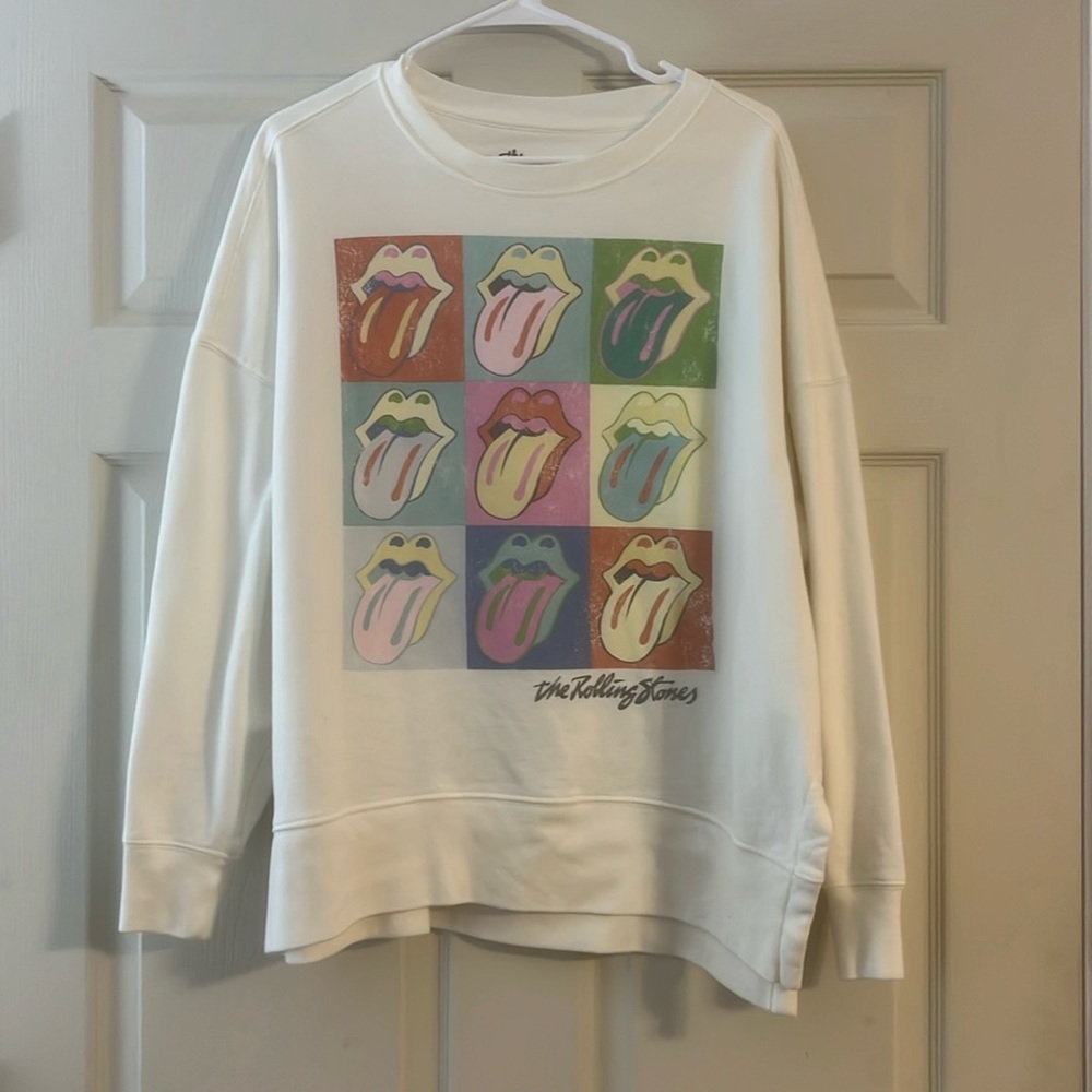 Rolling Stones oversized crewneck